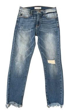 KanCan Blue Jeans Distressed Ankle Stretch Jeans Sz 9/28
